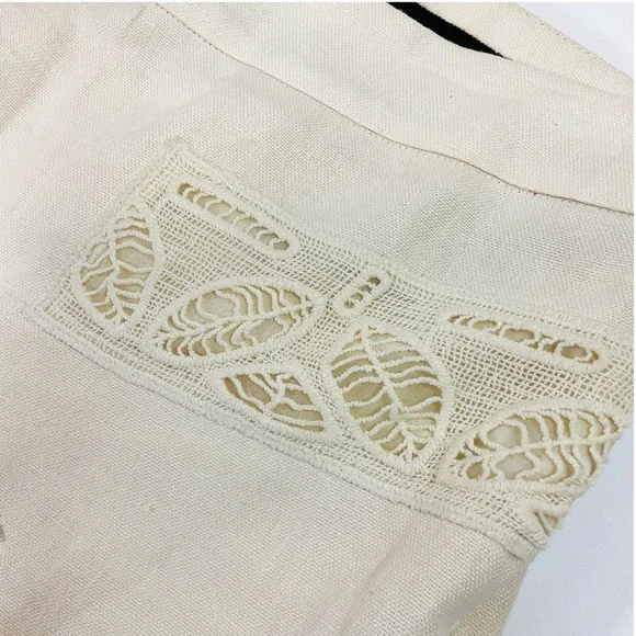 Anthropologie Moulinette Soeurs Embroidered Linen Mini Skirt - Picture 4 of 6